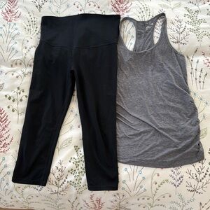 EUC Gap Maternity workout set size small